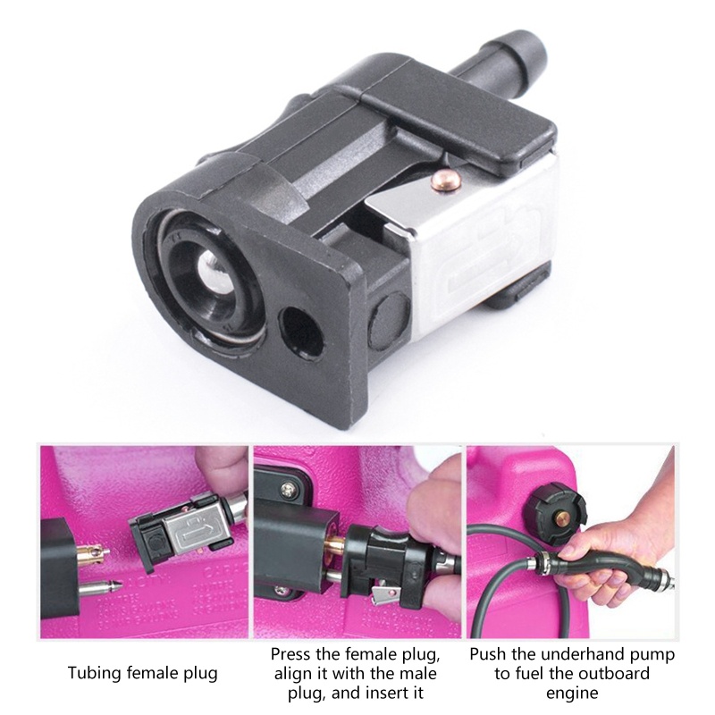 Đầu Nối Ống Nhiên Liệu 7mm Cho Tàu Thuyền 6G1-24305 - 05