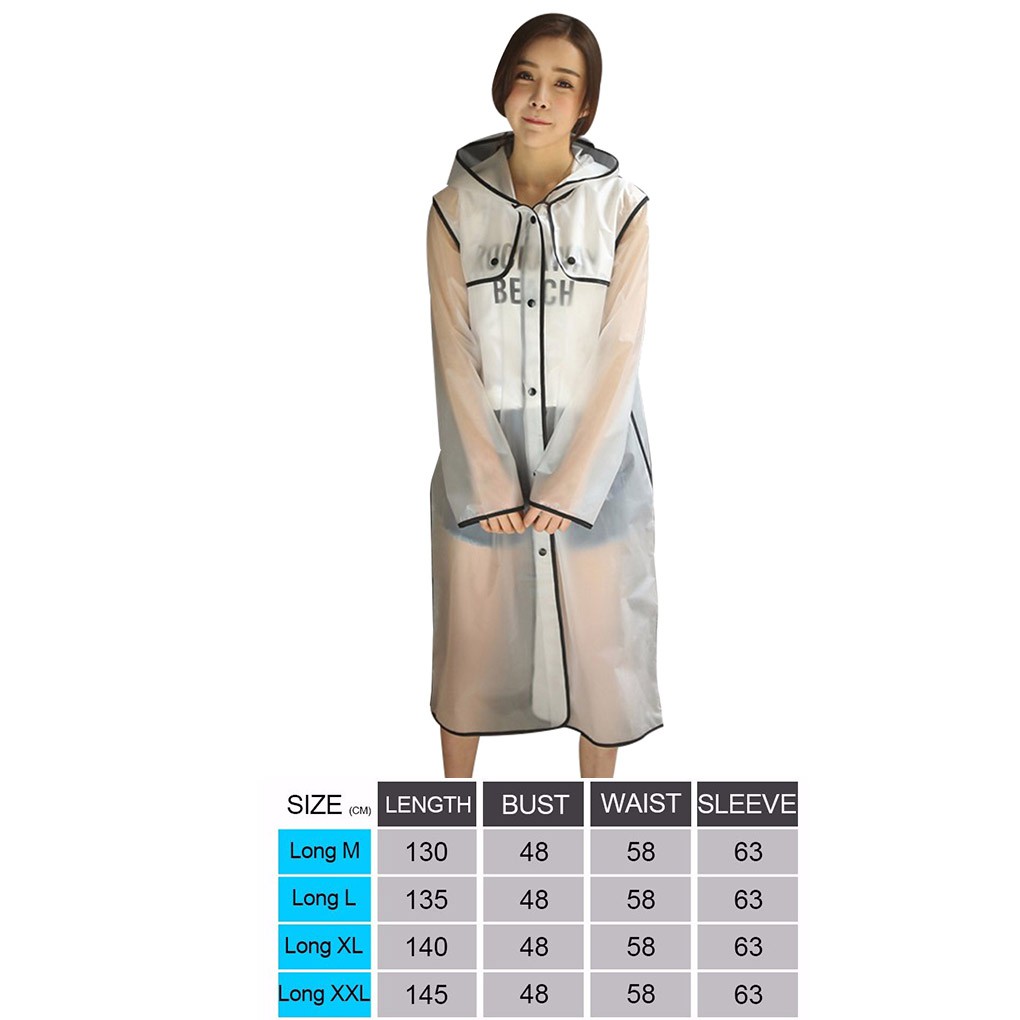 Áo mưa thời trang trong suốt chất lượng cao
