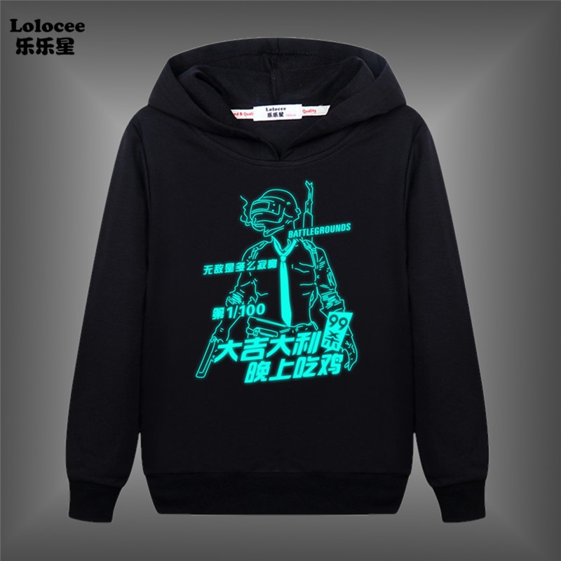 PUBG Áo Hoodies Có Nón Dài Tay Thời Trang Nam