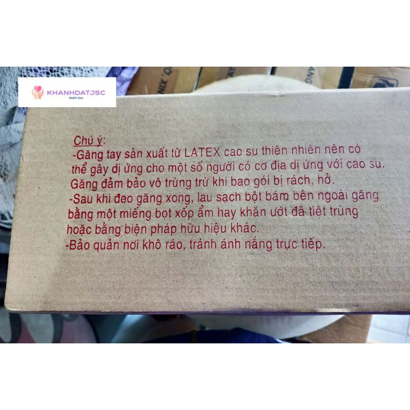 Găng tay y tế phẫu thuật vô trùng Merufa số 6.5, 7, 7.5