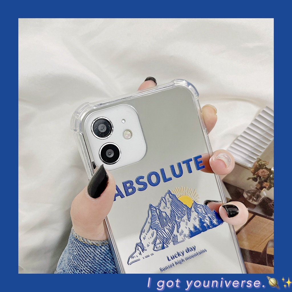 Ốp lưng iphone Ốp Điện Thoại TPU silicone Mặt Gương Thời Trang Cho iPhone 11 pro max X Xr Xs max 7 8 Plus 13 12 pro max Dinuo case