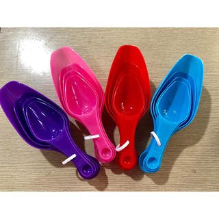 Muỗng đong xúc bột 4 cái 2 đầu