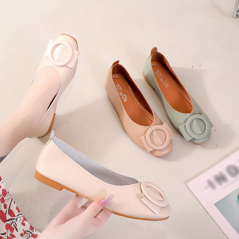 Giày Bệt Mũi Vuông Đẹp Mắt Dành Cho Bạn Nữ