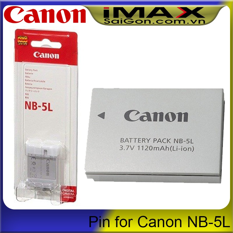 PIN MÁY ẢNH CANON NB-5L - HÀNG NHẬP KHẨU