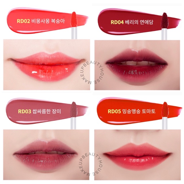 (hàng Mới Về) Son Tint Apieu Màu Sắc Tươi Sáng | BigBuy360 - bigbuy360.vn