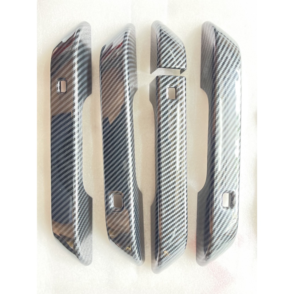 Ốp tay nắm Cửa, ốp hõm cửa Kia Carnival 2021-2022 2023 mẫu carbon cao cấp