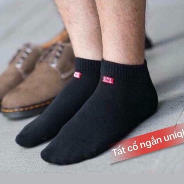 Tất Uniqlo cổ ngắn nam tính hàng VN xuất Nhật chọn màu No.100062