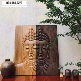 Tranh phù điêu Phật để bàn cho không gian thanh tĩnh, bình yên