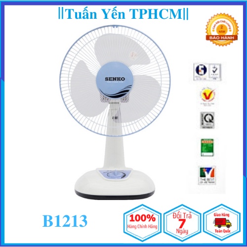 ✅ FREESHIP ✅ Quạt bàn B3 Senko B113 tên mới B1216- Bảo Hành 2 Năm- Tuấn Yến TPHCM