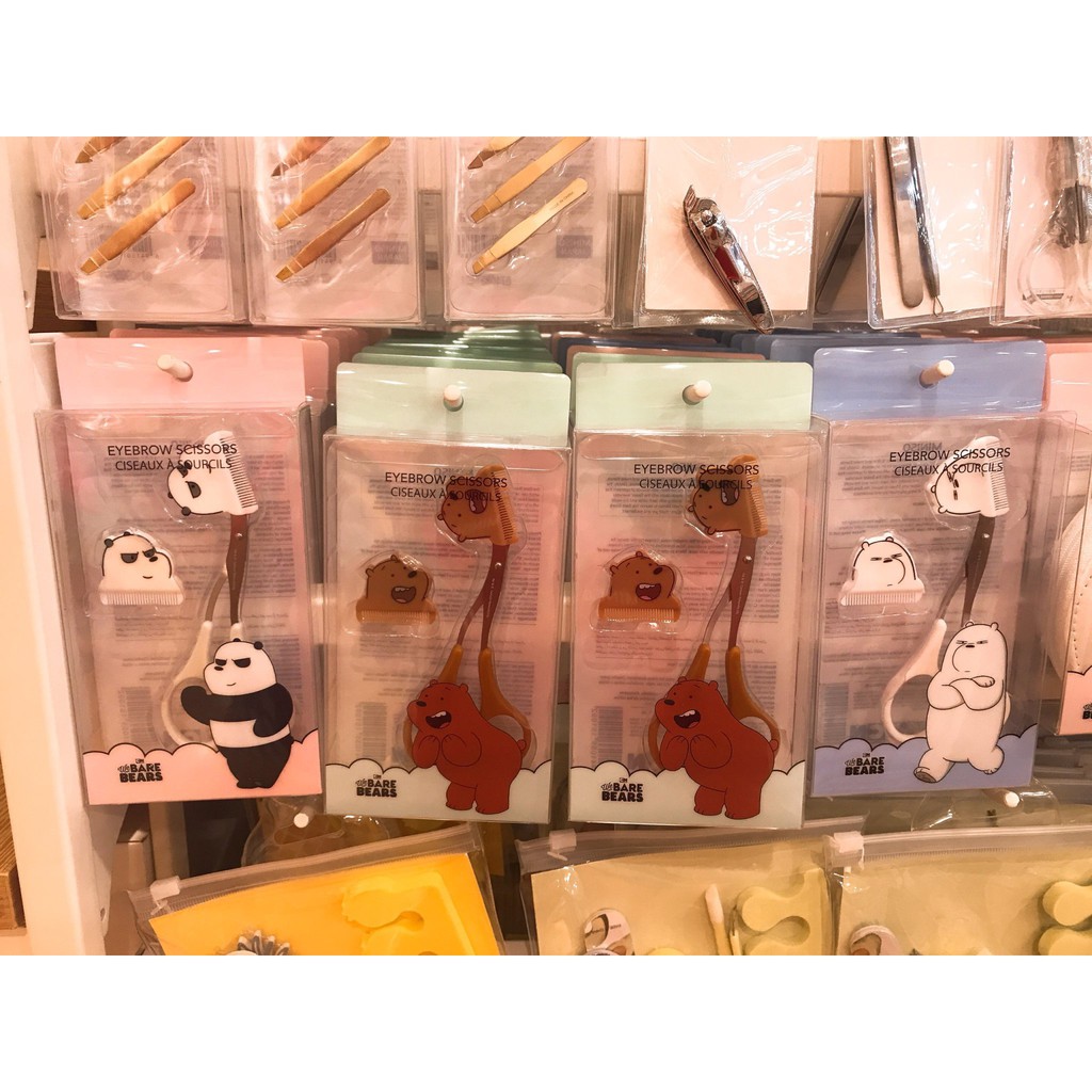 Kéo tỉa lông mày anh em gấu Bare Bear Chúng tôi đơn giản là gấu