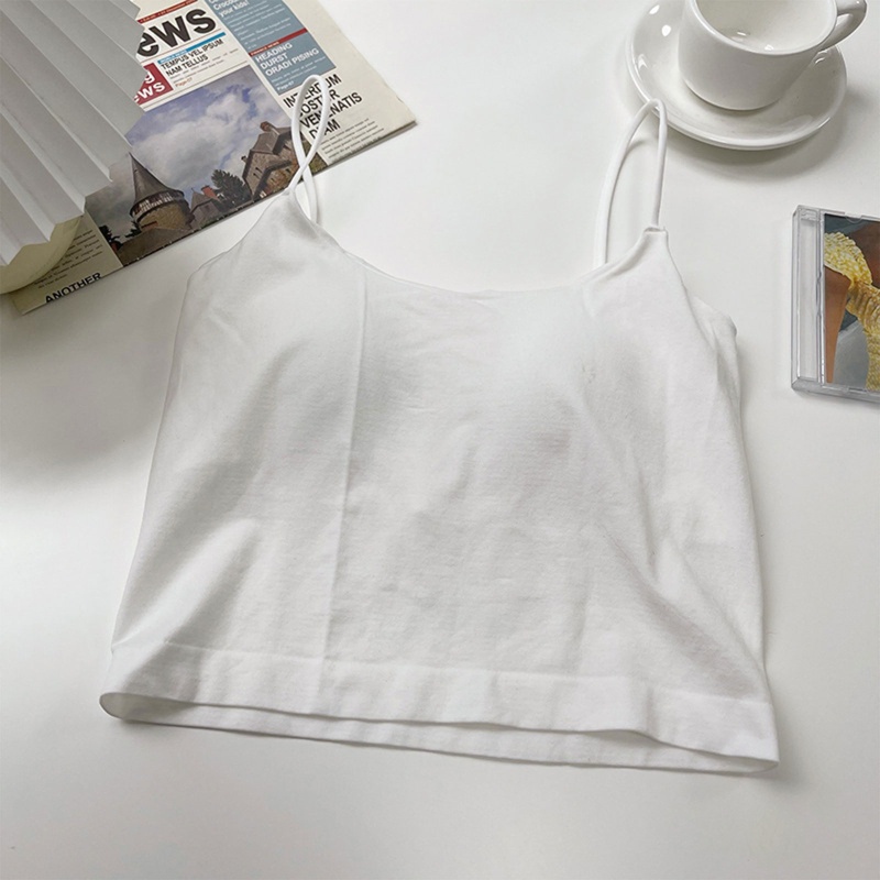 Áo Hai Dây Có Mút Nâng Ngực Thời Trang Mùa Hè Cho Bạn Gái