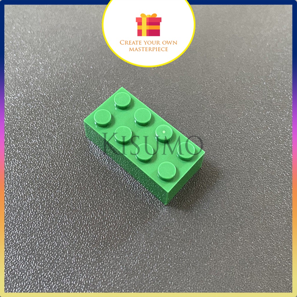 Đồ chơi giáo dục lắp ráp   logo moc combo 5 gạch cao 2x4 a18 3001