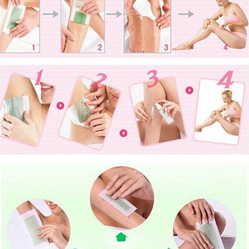 Set 10 Tờ Giấy Sáp Tẩy Lông Cho Cơ Thể Tiện Dụng