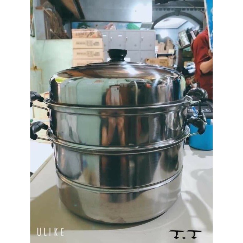 Nồi hấp 3 tầng (inox)