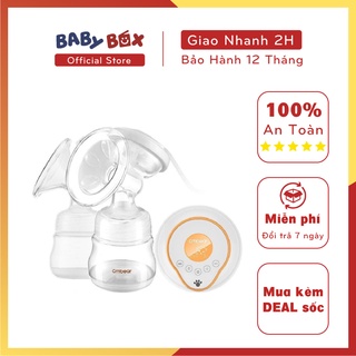Máy hút sữa - máy vắt sữa điện đôi cmbear cao cấp có 9 chế độ hút, massage cực êm không gây đau rát - Babybox