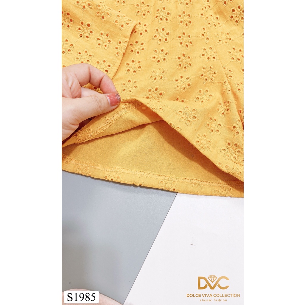 SÉT ĐỒ HOA LỖ VÀNG 1985 -  DOLCE VIVA COLLECTION