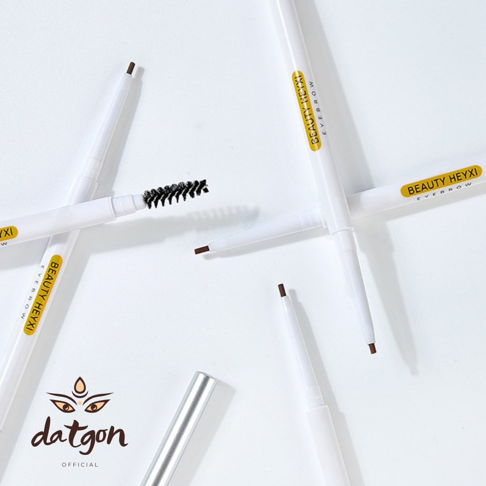 Chì kẻ mày 2 đầu nét mảnh chính hãng tiện lợi Heyxi Verythin Eyebrow Pencil nội địa 2021