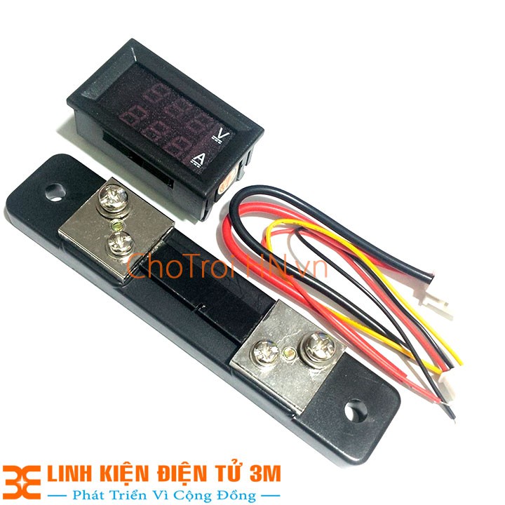 Module Đo Dòng Đo Áp 0-100V/50A ( Có Kèm Trở Shunt )