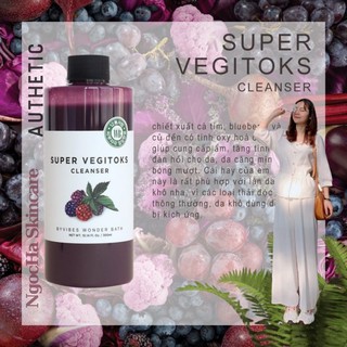 Sữa rửa mặt rau củ thải độc Super Vegitoks Cleanser (Authentic)