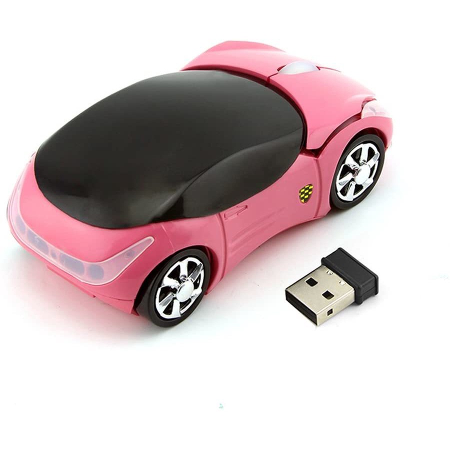 Chuột Quang Không Dây HìNh Xe Hơi 3D 1600 DPI 2.4Ghz, ĐầU CắM USB Cho PC /