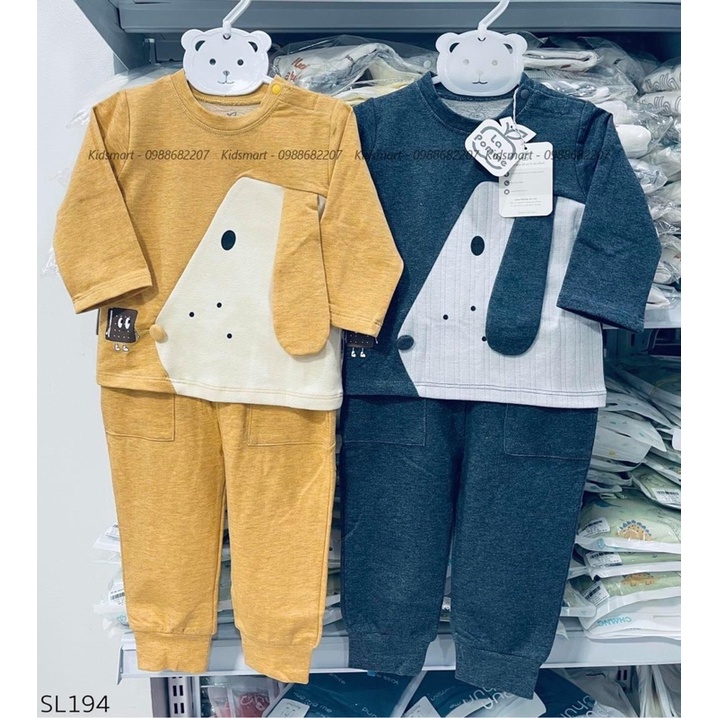 Bộ dài tay la pomme size 6m-5y