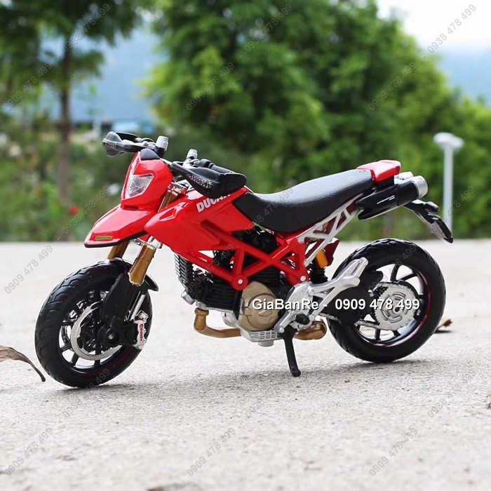 Xe Mô Hình Moto Ducati Hypermotard 1100s Tỉ Lệ 1:18 - Maisto - Đỏ - 87981