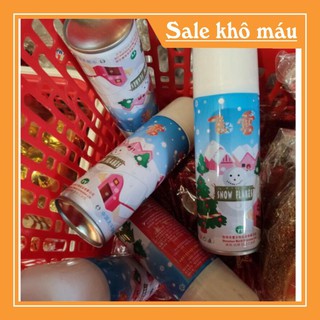 Bình xịt tuyết noel