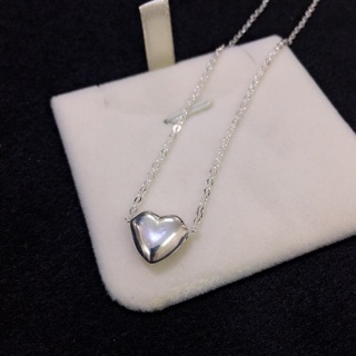 Dây chuyền mặt tim trơn LINH MIU SILVER