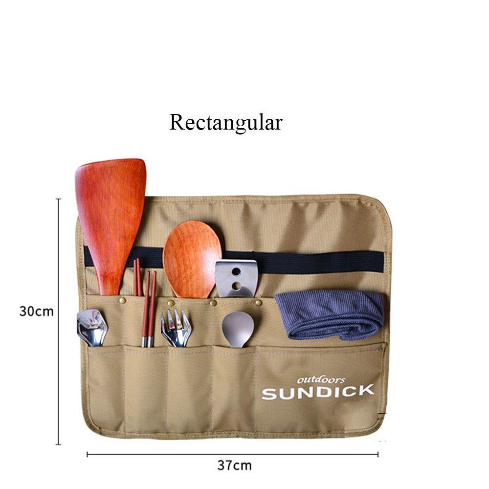 Túi Đựng Đồ Nấu Ăn Bằng Vải Oxford Tiện Dụng Mang Theo Du Lịch Dã Ngoại