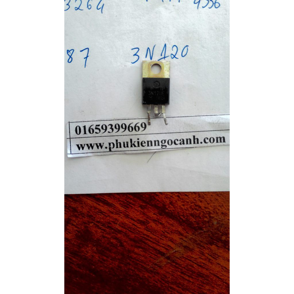 3N120 Mosfet   bóc máy với dòng 3A 1200V