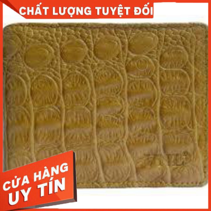 Ví Bóp Nam Phong Cách VNL 100% Da Thật Cao Cấp Dập Vân Cá Sấu SIêu Xịn + [ Tặng Kèm 1 đôi tất thời trang Thời Trang ] ku