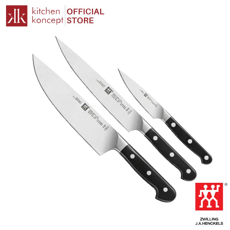 Zwilling- Bộ Dao 3 Món Zwilling Pro