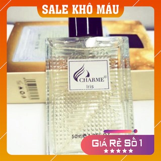 Nước hoa charme iris 50ml, nước hoa charme chính hãng
