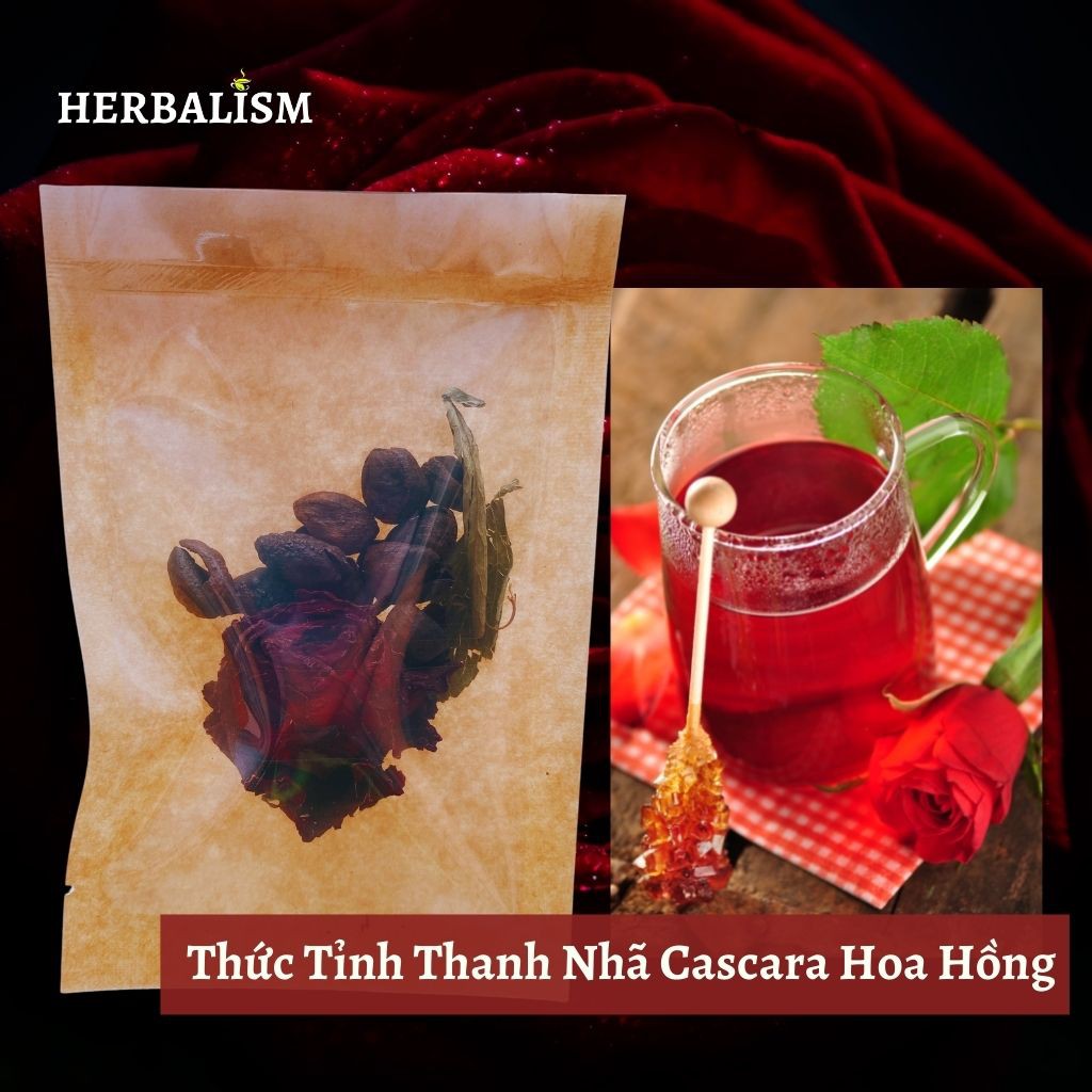 Trà hoa quả mix 1 gói nhỏ dùng thử HERBALISM| Trà Hoa Cúc, Đậu biếc, Hoa Hồng, Cascara Cam Quế, Kỷ Tử, Táo Đỏ, Long Nhãn | BigBuy360 - bigbuy360.vn