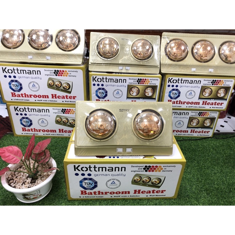 Đèn Sưởi Nhà Tắm 2 Bóng Sưởi