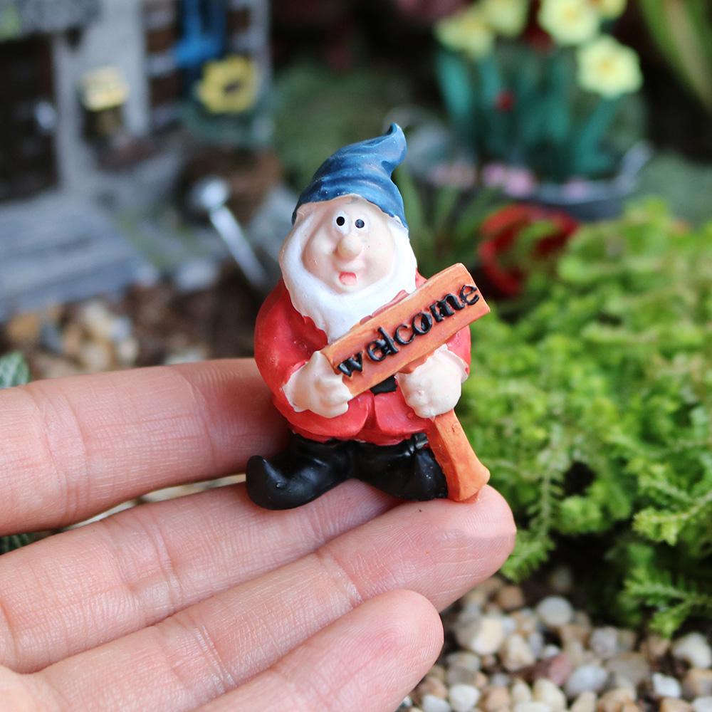 HARRIETT Đồ trang trí Gnomes Pixie Thu Nhỏ Dùng Để Trang Trí Tiểu Cảnh