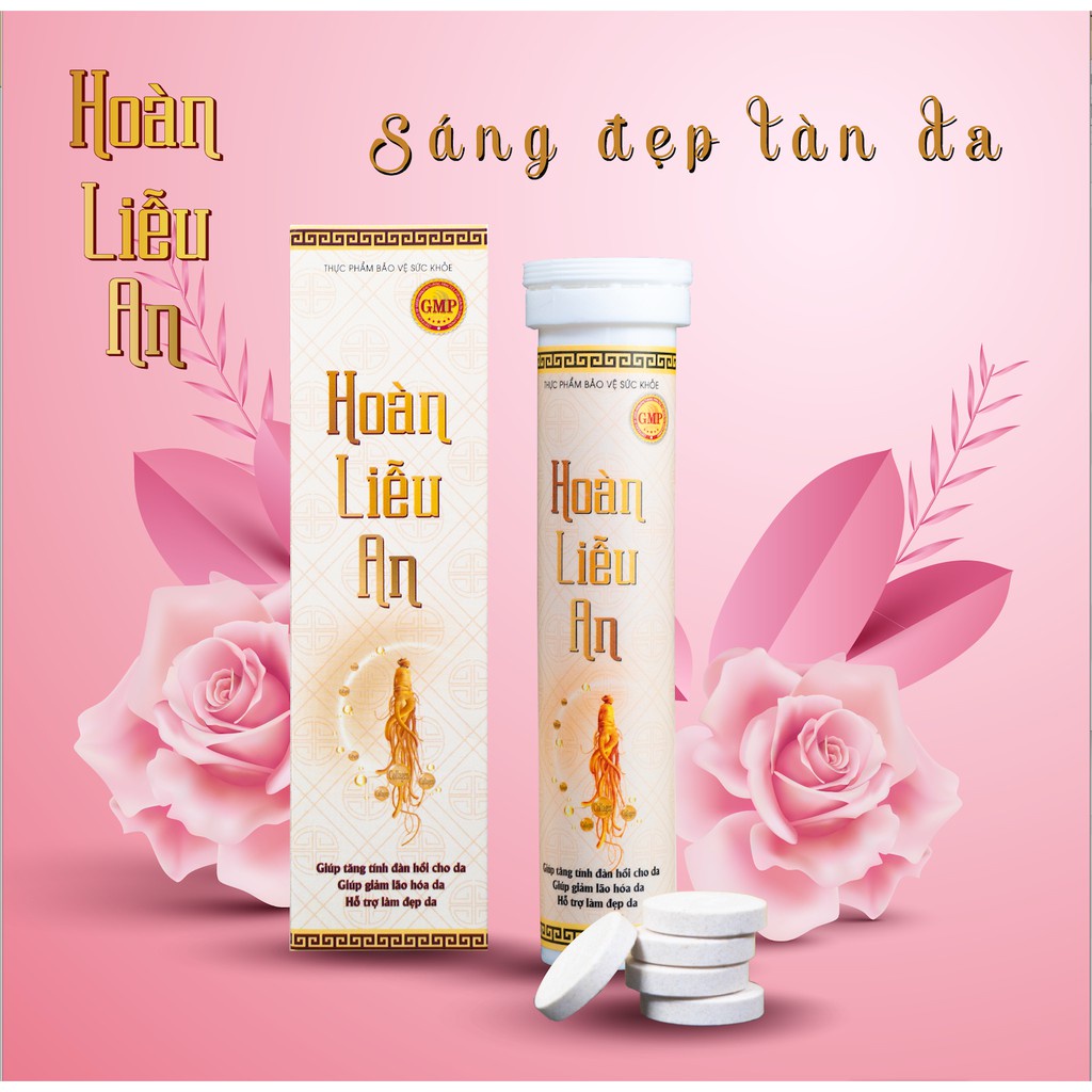 [Chính Hãng] Sủi Trắng Da Hoàn Liễu An Hộp 20 viên - Phục Hồi Tái Tạo Làn Da - Ngừa Thâm Nám Hiệu Quả