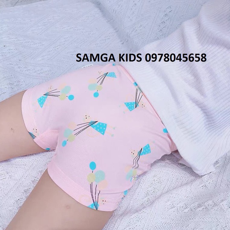 Set 3 Quần chip đùi bé gái, Quần đùi đi biển chất cotton thoáng mát nhiều hình dễ thương cho bé gái từ 2-8 tuổi QĐ02