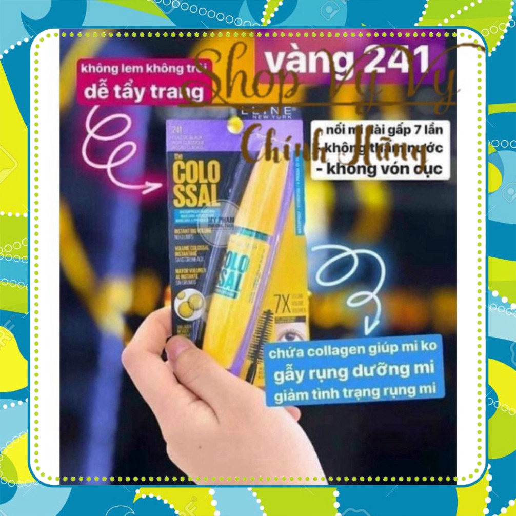 CHÍNH HÃNG -  CHUỐT MI MAYBELINE VÀNG