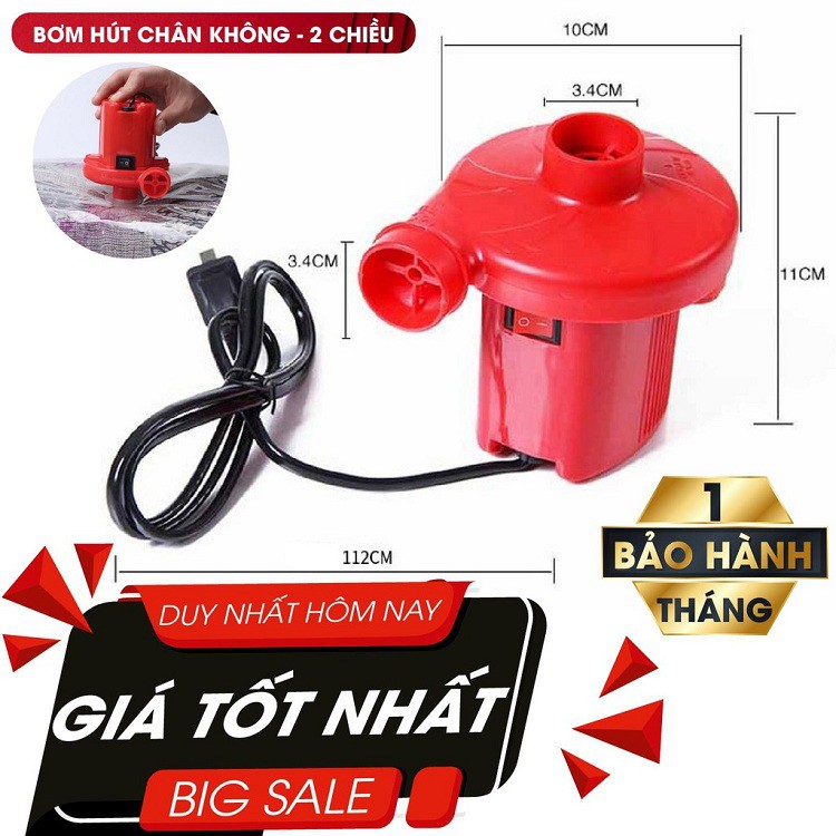 Bơm Điện Hút Thổi 2 Chiều Công suất 210W, lực bơm mạnh, hút xả 2 chiều