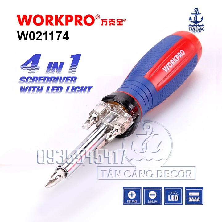 TUA VÍT ĐÈN LED WORKPRO W021174