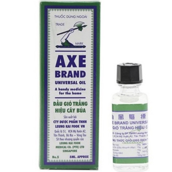 Dầu Gió Trắng Hiệu Cây Búa AXE Brand