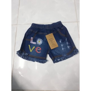 Quần Short jean bé gái 7-28kg