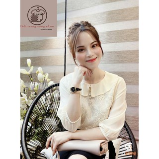 Sơ mi cổ bèo công sở