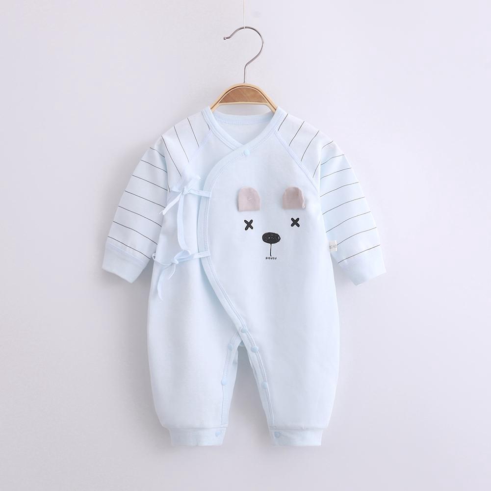 Bộ Quần Yếm Cotton Dễ Thương Cho Trẻ Sơ Sinh V1S8