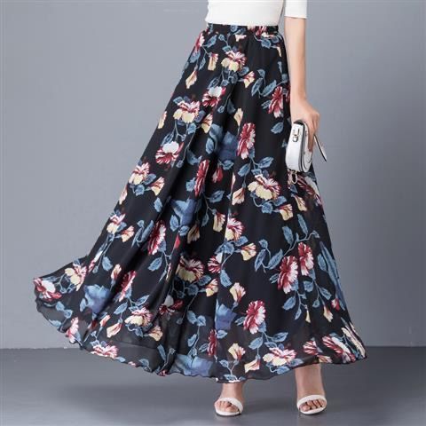 Chân Váy Dài Qua Mắt Cá Chân 2021 Thời Trang Đi Biển Thanh Lịch | BigBuy360 - bigbuy360.vn