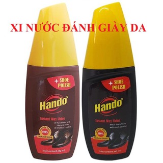 Xi nước đánh giày da nhanh Hando 80ml
