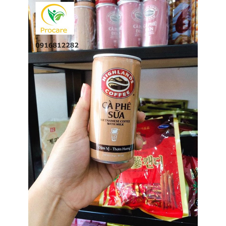 Cafe Sữa HighLand Coffee 185
