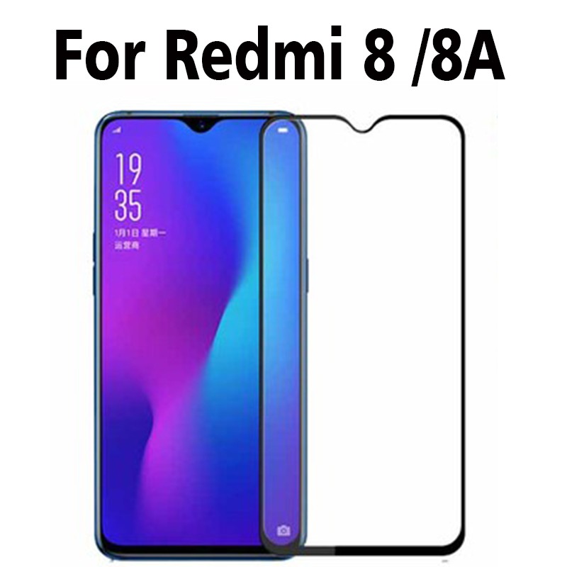 Kính Cường Lực Xiaomi Redmi 8/ Redmi 8A FULL Màn, FULL KEO Silicon