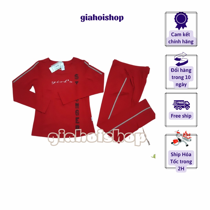 Bộ đò nữ, Bộ mặc nhà thu đông Gia Hồi mẫu thể thao Gstronger